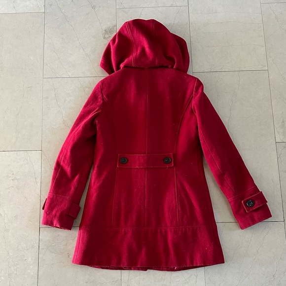 London Fog Pea Coat with Hood - Picture 2 of 10